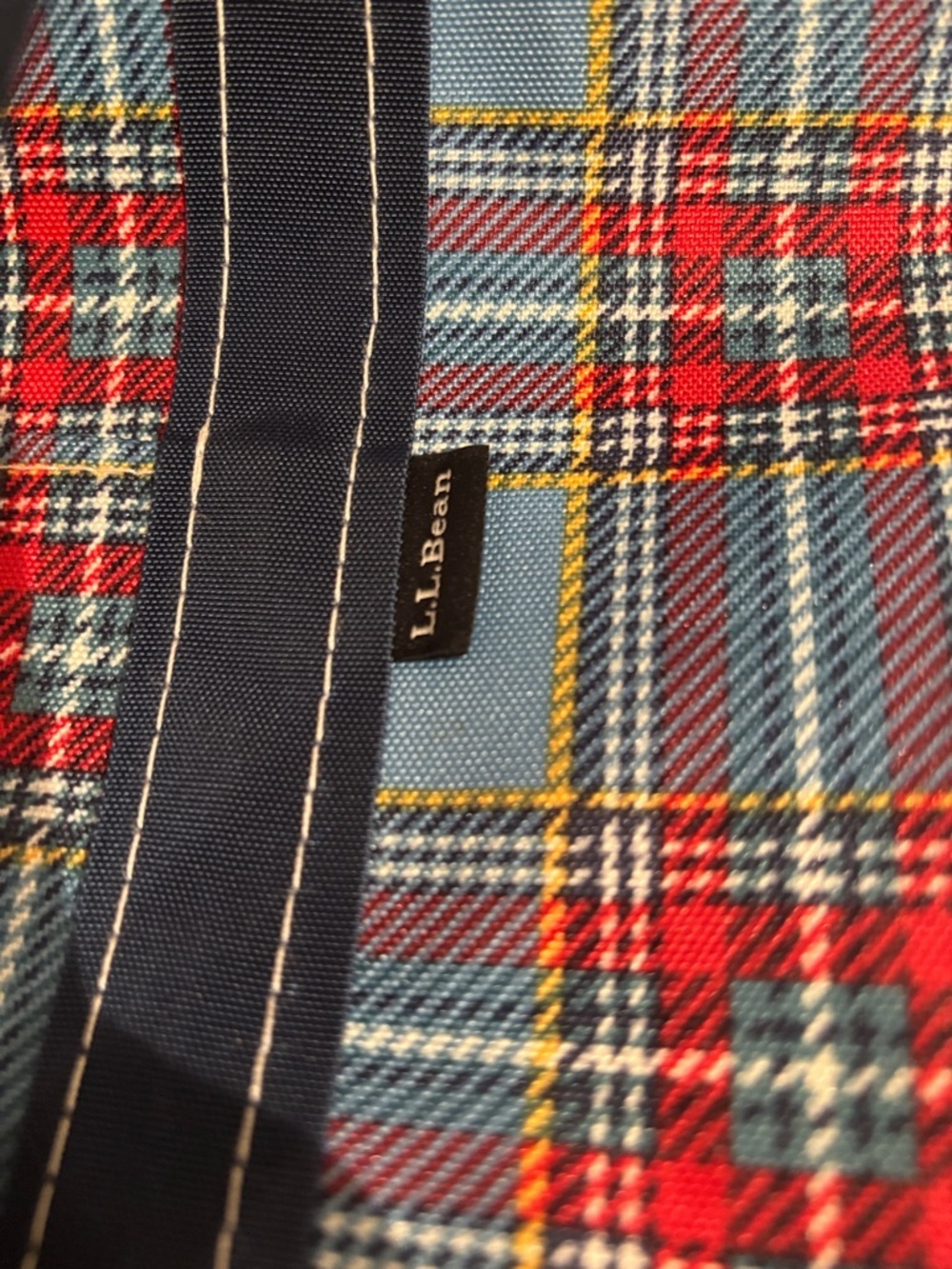 L.L. Bean Plaid Tote - Picture 6 of 6